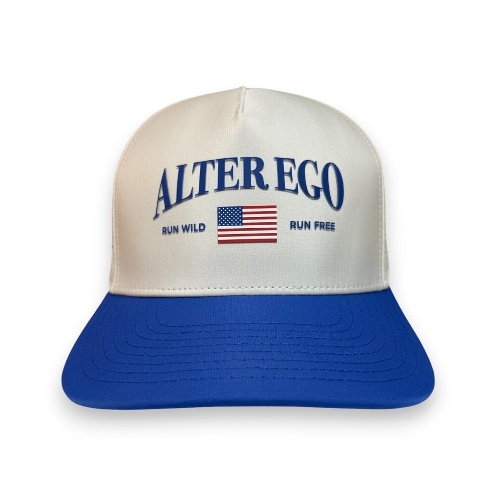 Alter Ego Men's Snapback USA Running Hat OSFM